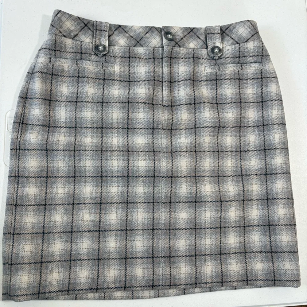 Eddie Bauer Womens wool blend pencil Skirt size 6